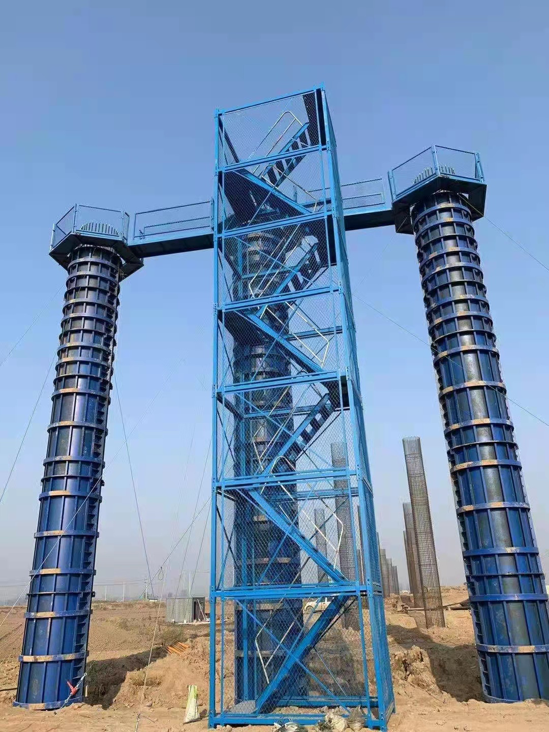 装配式圆柱安全作业施工平台